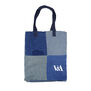 Large patchwork denim tote bag by The Revival